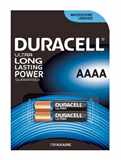 Baterie Duracell AAAA,  MN2500,  MX2500,  GP25A,  E96,  LR8D425,  V4004,  LR8,  LR61,  1, 5V,  blistr 2 ks