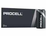 Baterie Duracell Procell D, LR20, velké mono, AM1, XL, BA3030, MN1300, 813, E95, LR20N, 13A, 1,5V, 10 ks