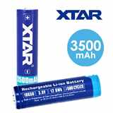 Nabíjecí baterie Xtar 18650,  Li-ion,  3, 6V,  3500mAh,  10A s ochranou