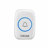 CACAZI A10 - 1x samostatné přídavné tlačítko - bílé