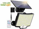 Solární LED svítidlo SLX-106 - pohybový senzor,  DO,  106 LED