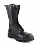 Boty Steadys 15 dírek,  ZIP - černé