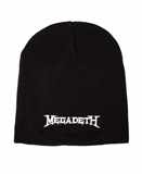 Čepice Megadeth - Logo bílé Zimní