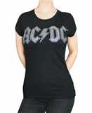 Dámské tričko AC/ DC - Logo Diamante