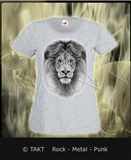 Dámské tričko Lion šedé