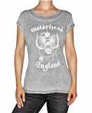 Dámské tričko Motorhead - England - šedé