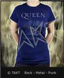 Dámské tričko Queen - Greatest Hits modré