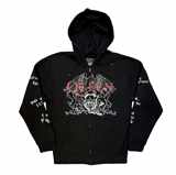Mikina se zipem Queen - Logo & Crest Graphit