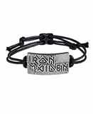 Náramek na ruku Alchemy Iron Maiden - Logo provázek