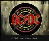 Nášivka kulatá AC/ DC - High Voltage Rock n roll