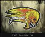 Nášivka Metallica - Flaming Skull