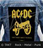 Nášivka na bundu AC/ DC - For Those Abouot To Rock