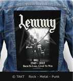 Nášivka na bundu Lemmy - Lived To Win