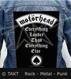 Nášivka na bundu Motorhead - Everything Louder Than Everything Else