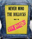 Nášivka na bundu Sex Pistols - Never Mind The Bollocks Yellow