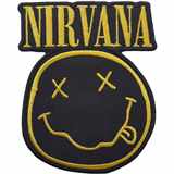 Nášivka - Nažehlovačka Nirvana - Logo Happy Face Cut-Out