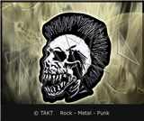 Nášivka - Nažehlovačka The Exploited - Punk Skull 2 White