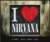 Nášivka Nirvana - I Love Nirvana
