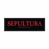 Nášivka Sepultura - Logo Red