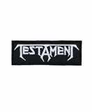 Nášivka TESTAMENT - Logo bílé