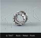 Náušnice - Piercing Tunel stříbrná ocel 6 - 16 mm zdobená
