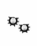 Náušnice Spike Cuff cerné