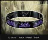 Pásek na ruku Black Sabbath - Logo fialové
