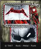 Peněženka Metallica - Smudge Keeper s řetízkem