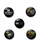 Placka Volbeat - Outlaw Gentlemen /  sada 5 kusů