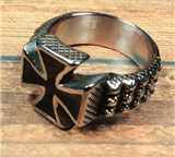 Prsten rytířský kříž 4