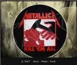 Slipmat Metallica - Kill em All dekorace do gramofonu