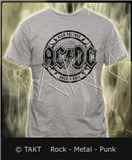 Tričko AC/ DC - High Voltage - Rock N Roll šedé