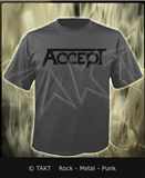 Tričko Accept - Logo šedé