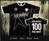 Tričko Acid Drinkers - 100 Percent Black