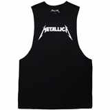Tričko bez rukávů Metallica - Logo White