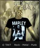 Tričko Bob Marley - černo bílé