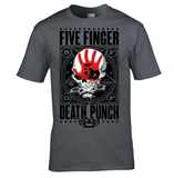Tričko Five Finger Death Punch - Obey /  šedé