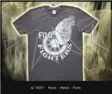 Tričko Foo Fighters - Winged Whell šedé