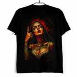Tricko Gothic Nun Inferno