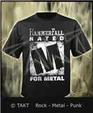 Tričko Hammerfall - Rated M For Metal