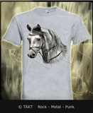 Tričko Horse šedé