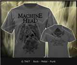 Tričko Machine Head - Clock šedé