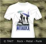 Tričko Metallica - Man In Black bílé