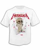 Tričko Metallica - One Landmine bílé