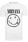 Tričko Nirvana - Smile - bílé