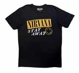 Tričko Nirvana - Stay Away /  Premium Carbon