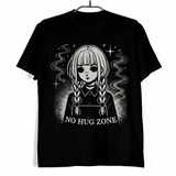 Tričko No Hug Zone – Gothic Manga Girl