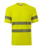 Tričko pánské /  unisex fluorescenční žluté - HV Dry 1V8
