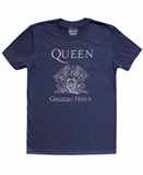 Tričko Queen - Greatest Hits modré