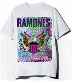 Tričko Ramones - Animal Skin - Bílé
